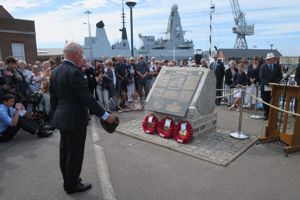 Monitor HMS 'M33' Inauguration at Portsmouth
