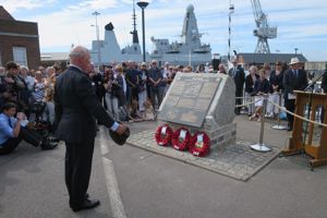 Monitor HMS 'M33' Inauguration at Portsmouth