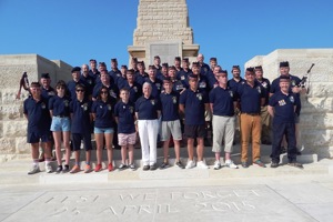 THREE GENERATIONS COMMEMORATE - KOSB at Gallipoli
