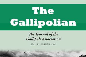 Gallipolian Autumn issue (No.141) out soon