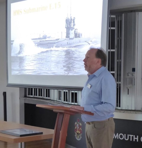 Stephen Chambers talking on valour, bravery and torpedoes