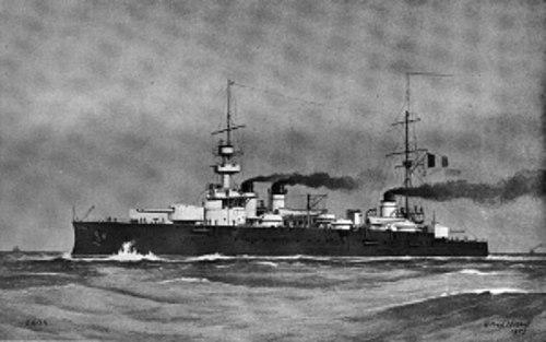 French Battleship Republique