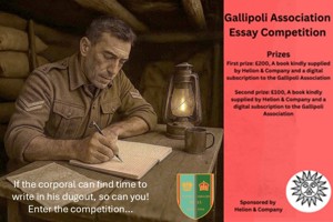 Gallipoli Essay Competition - Deadlne 1 July 2026