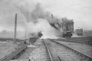 Rail disaster on the way to Gallipoli