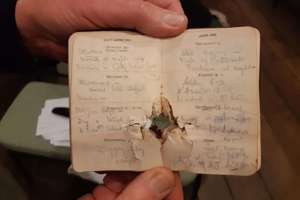 Compass saves officer: Major Gardiner's narrow escape