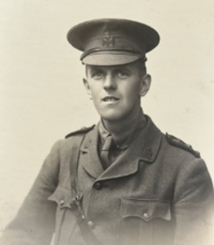 Photograph of the Reverend J.K. Best, CF taken at Christmas 1914